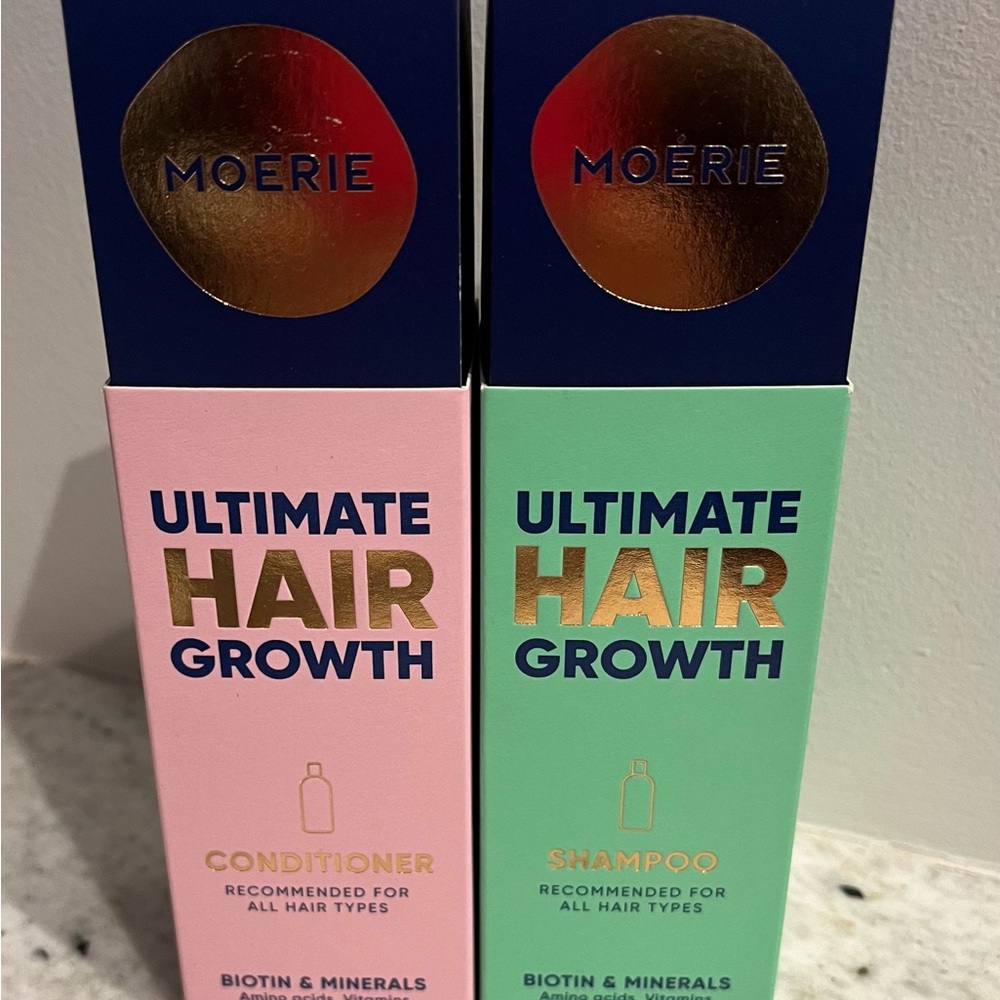 Moerie Ultimate Hair Growth Shampoo and Conditioner Set NIB